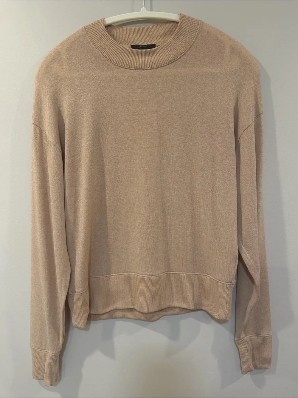 J. Crew Tan Crewneck Sweater